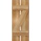 Ekena Millwork Spaced Board-n-Batten Shutters w/Z-Bar, Rough Sawn Western Red Cedar, 11 1/4W x 27H, PR RBS06Z11X027RWR - alternate 2